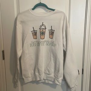 Every season is ice coffee season medium sweatshirt